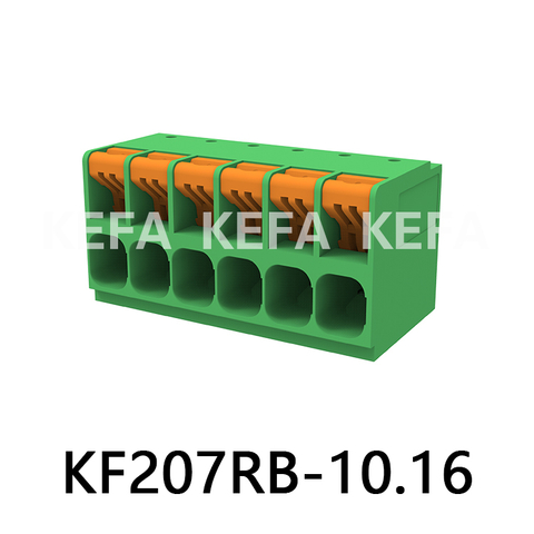 KF207RB-10.16 Bloco terminal tipo mola