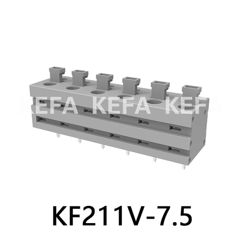 KF211V-7.5 Bloco terminal tipo mola