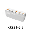 KF239-7.5/7.62 Bloco terminal tipo mola