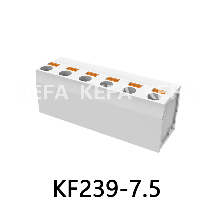 KF239-7.5/7.62 Bloco terminal tipo mola