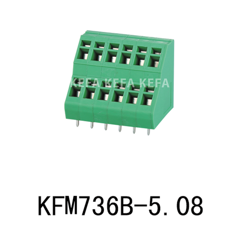 KFM736B-5.08 Bloco terminal tipo mola