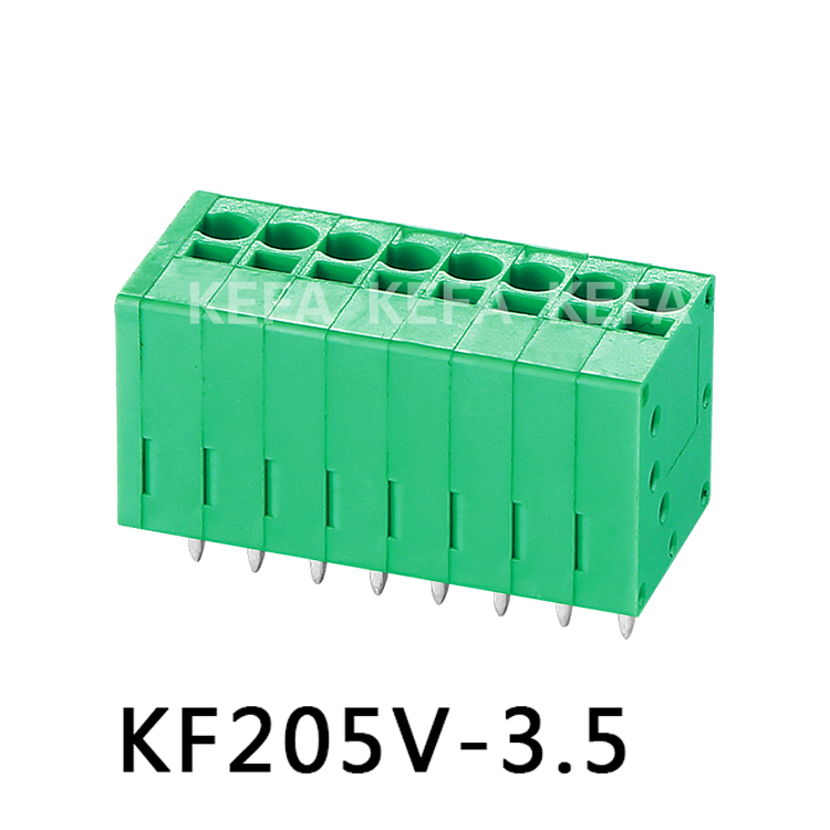Bloco terminal tipo mola KF205V-3.5