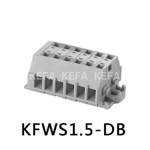 Bloco terminal tipo mola KFWS1.5-DB