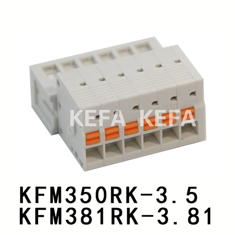 KFM350RK-3.5/ KFM381RK-3.81 Bloco terminal plugável
