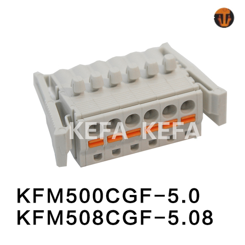 KFM500CGF-5.0/KFM508CGF-5.08 BLOCO TERMINAL PLAGGLABLE