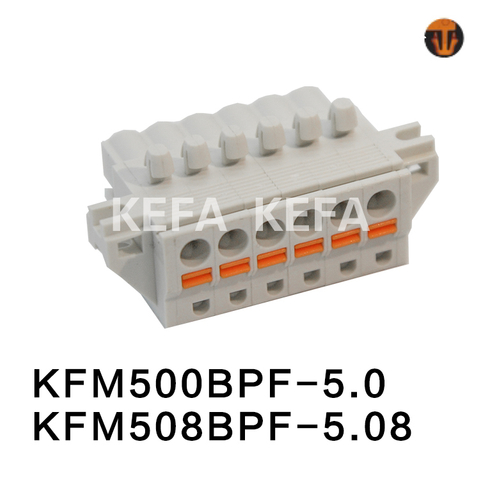 KFM500BPF-5.0/KFM508BPF-5.08 BLOCO TERMINAL PLAGGLABLE