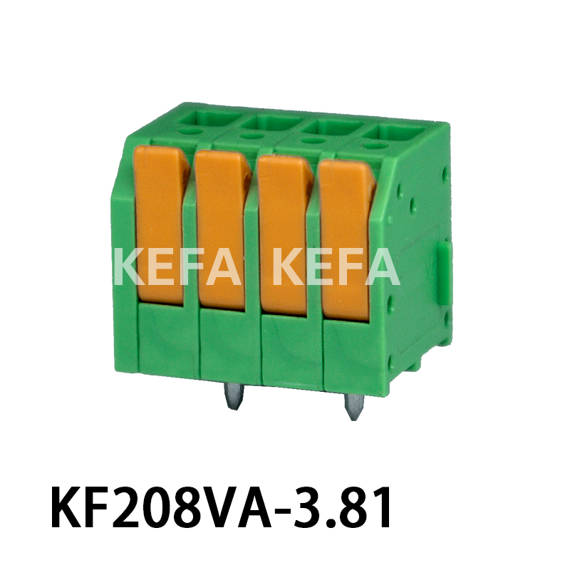KF208VA-3.5/3.81 Bloco terminal tipo mola