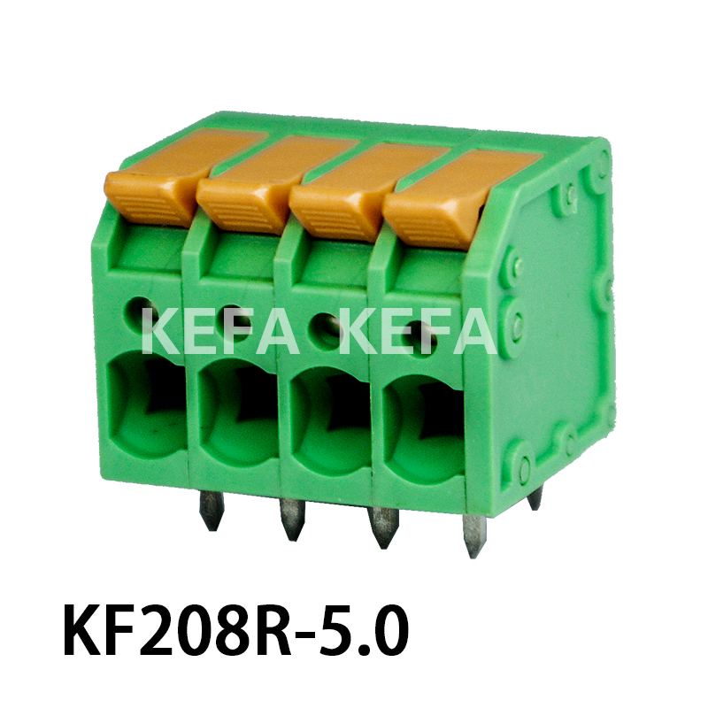KF208R-5.0/5.08 Bloco terminal tipo mola