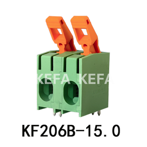 KF206B-15.0 Bloco terminal tipo mola