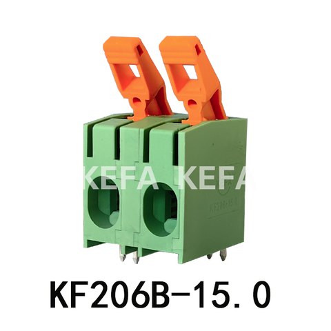 KF206B-15.0 Bloco terminal tipo mola