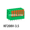 KF208V-3.5/3.81 Bloco terminal tipo mola