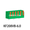 Bloco terminal tipo mola KF208VB-6.0