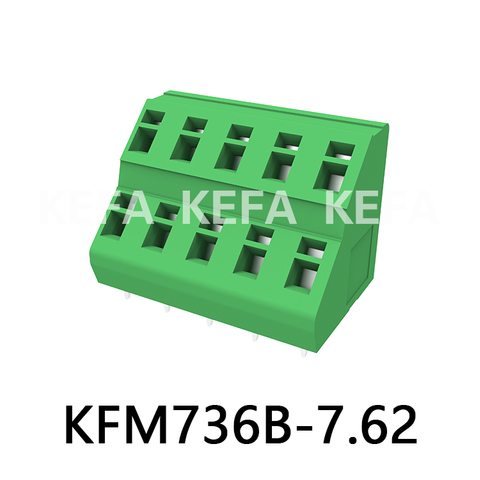 KFM736B-7.62 Bloco terminal tipo mola