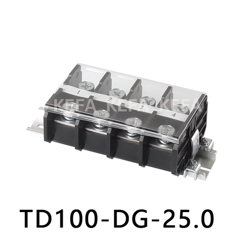 Bloco terminal de trilho Din TD100-DG-25.0