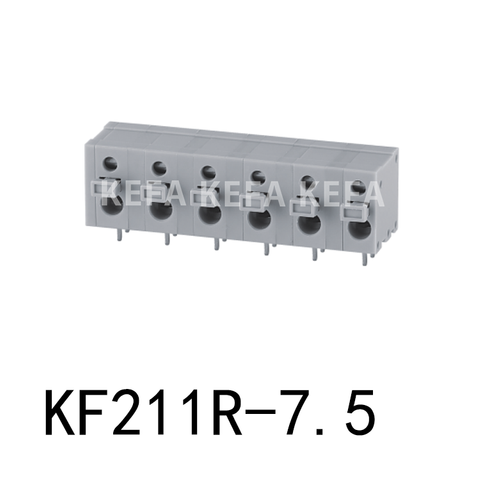 KF211R-7.5 Bloco terminal tipo mola