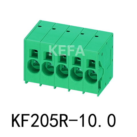 Bloco terminal tipo mola KF205R-10.0