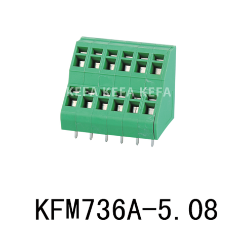 KFM736A-5.08 Bloco terminal tipo mola