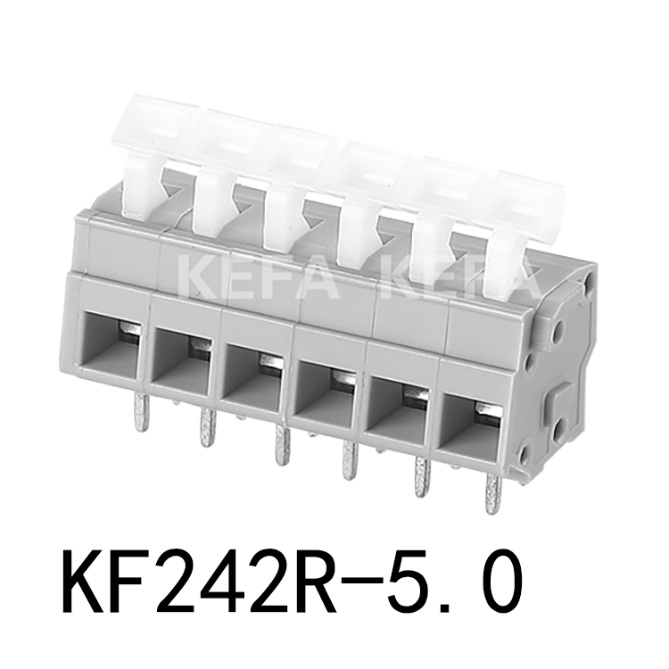 KF242R-5.0-1 Bloco terminal tipo mola