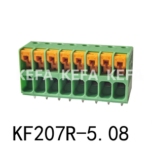 KF207R-5.08 Bloco terminal tipo mola