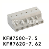KFM750C-7.5/KFM762C-7.62 Bloco terminal plugável