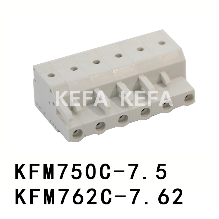 KFM750C-7.5/KFM762C-7.62 Bloco terminal plugável