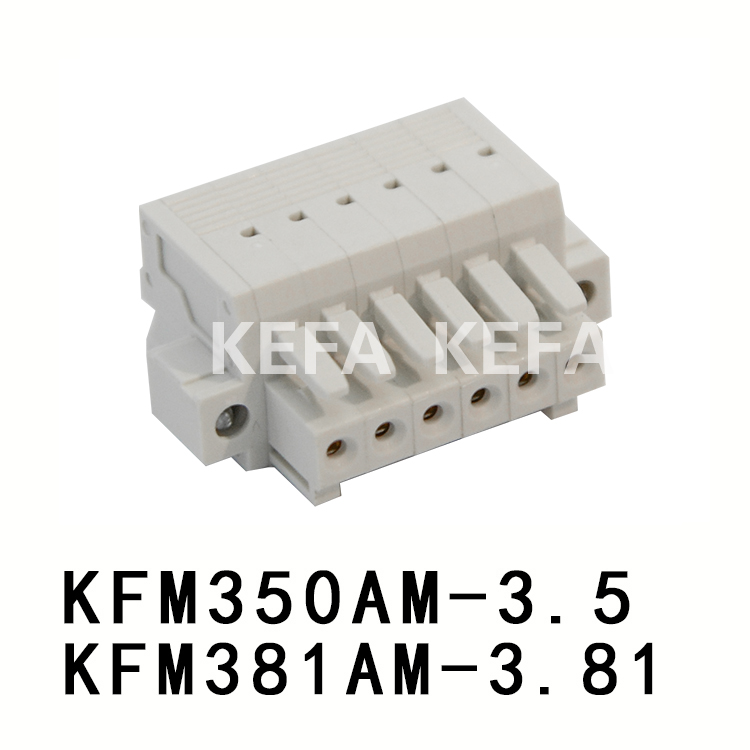 KFM350AM-3.5/ KFM381AM-3.81 Bloco terminal plugável
