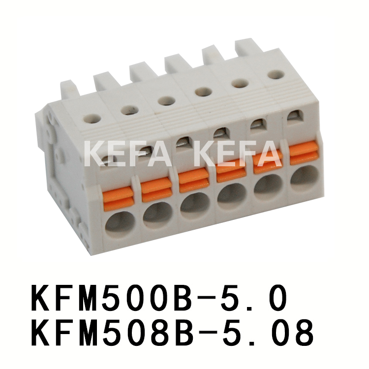 KFM500B-5.0/KFM508B-5.08 Bloco terminal plugável