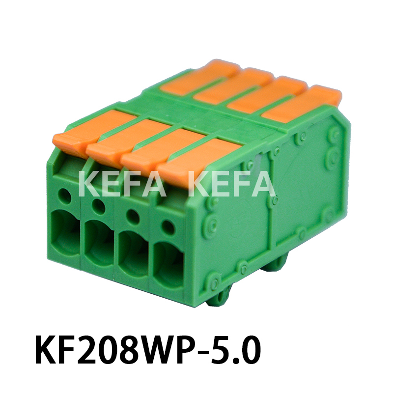 Bloco terminal tipo mola KF208WP-5.0