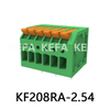 KF208RA-2.5/2.54 Bloco terminal tipo mola