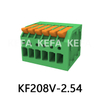 KF208V-2.5/2.54 Bloco terminal tipo mola