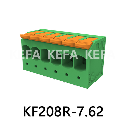 KF208R-7.5/7.62 Bloco terminal tipo mola